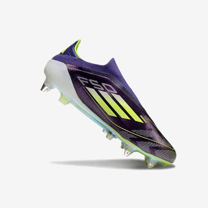 F50 Elite Laceless SG Fast Reborn - Violet/Blanc/Lucid Lemon ÉDITION LIMITÉE