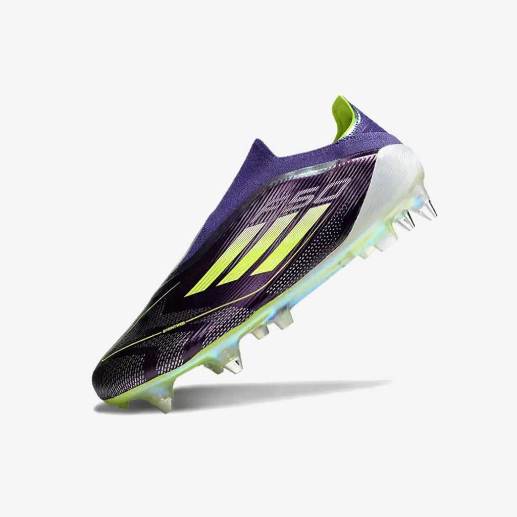 F50 Elite Laceless SG Fast Reborn - Violet/Blanc/Lucid Lemon ÉDITION LIMITÉE