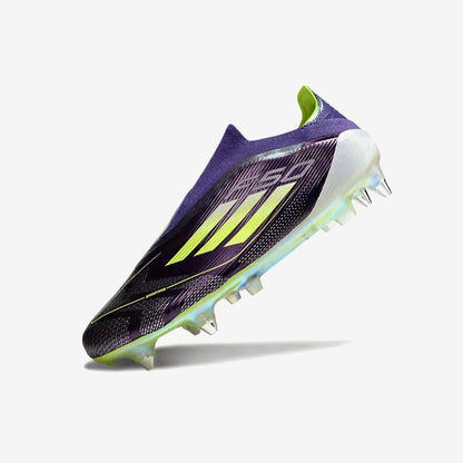 F50 Elite Laceless SG Fast Reborn - Violet/Blanc/Lucid Lemon ÉDITION LIMITÉE