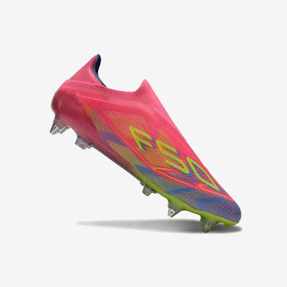 F50 Elite Laceless SG Mystic Victory - Rose/Vert/Blue Fusion