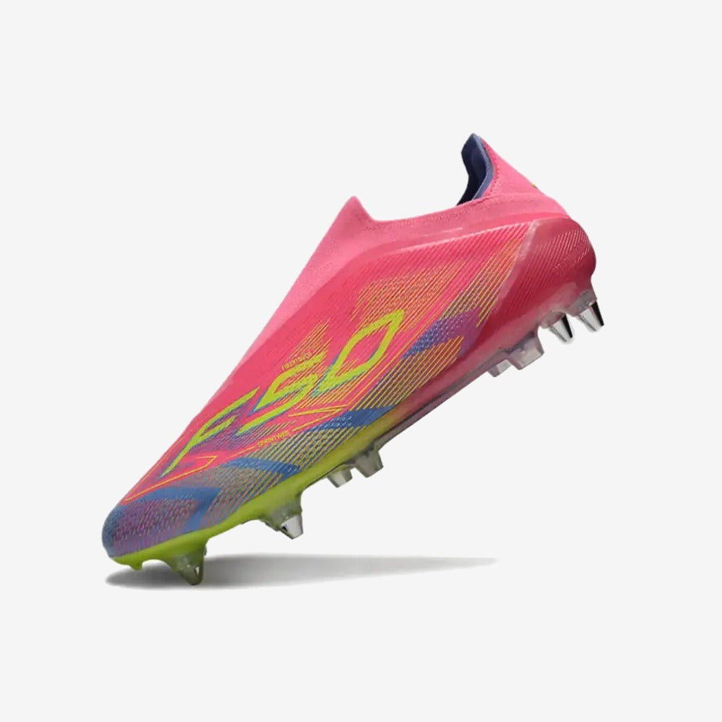 F50 Elite Laceless SG Mystic Victory - Rose/Vert/Blue Fusion