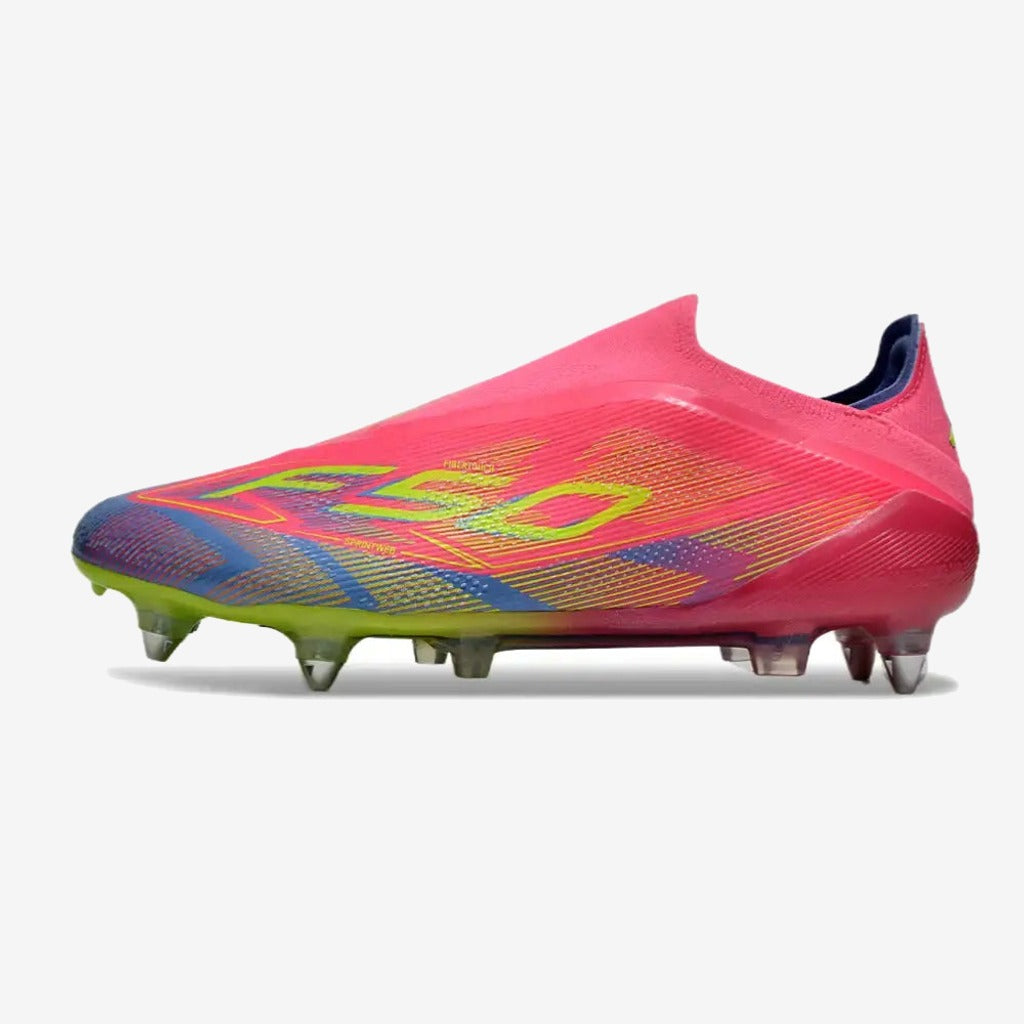 F50 Elite Laceless SG Mystic Victory - Rose/Vert/Blue Fusion