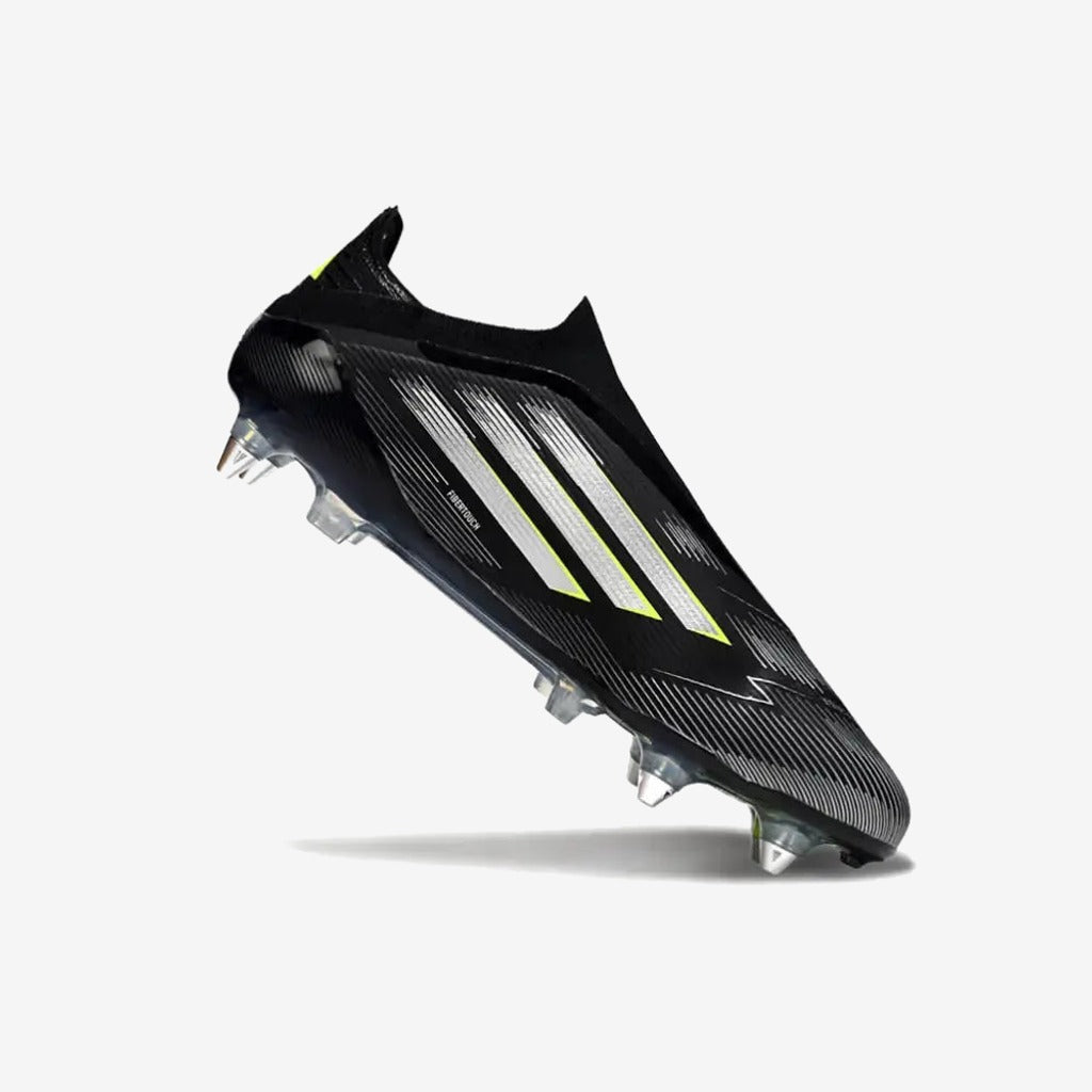 F50 Elite Laceless SG - Electric Stealth - Noir/Argenté/Jaune Fluo