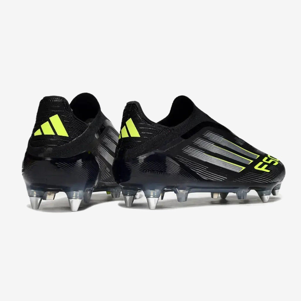 F50 Elite Laceless SG - Electric Stealth - Noir/Argenté/Jaune Fluo