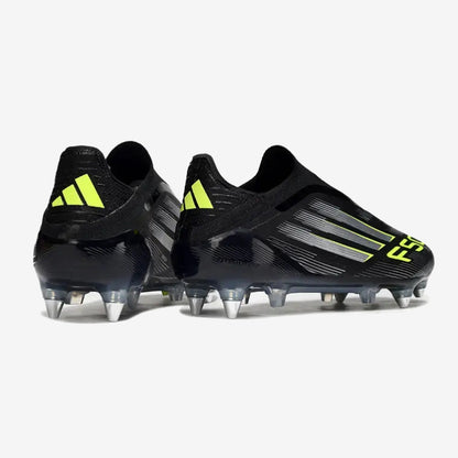 F50 Elite Laceless SG - Electric Stealth - Noir/Argenté/Jaune Fluo