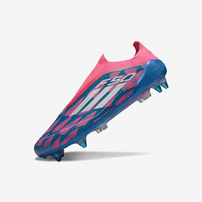 F50 Elite Laceless SG Reemergence - Bleu/Blanc/Rose