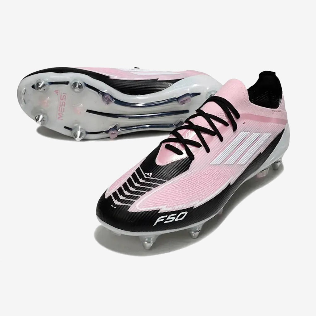F50 Elite Lacets SG -  Rose/Blanc/Noir
