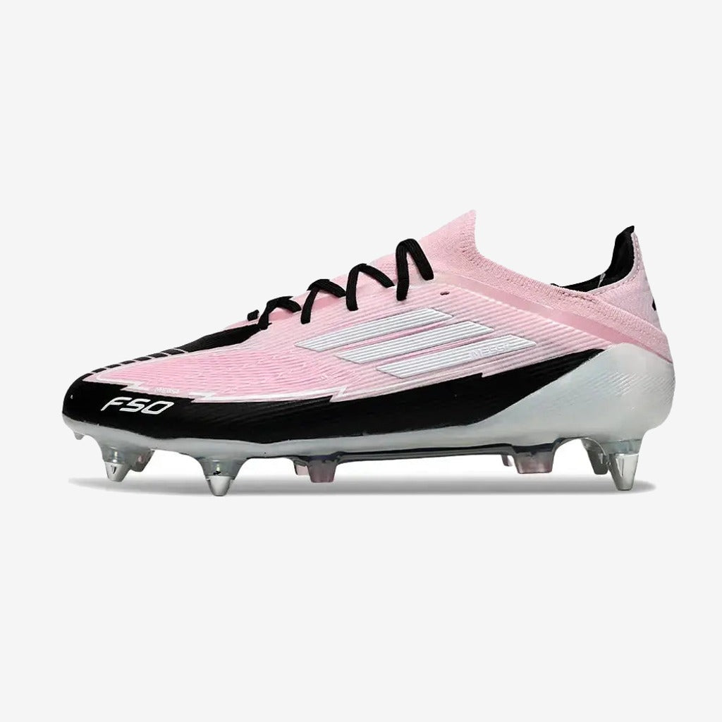 F50 Elite Lacets SG -  Rose/Blanc/Noir