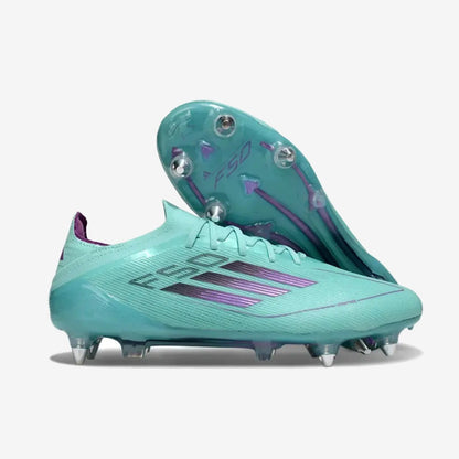 F50 Elite Lacets SG - Bleu Turquoise/Violet — Adidas