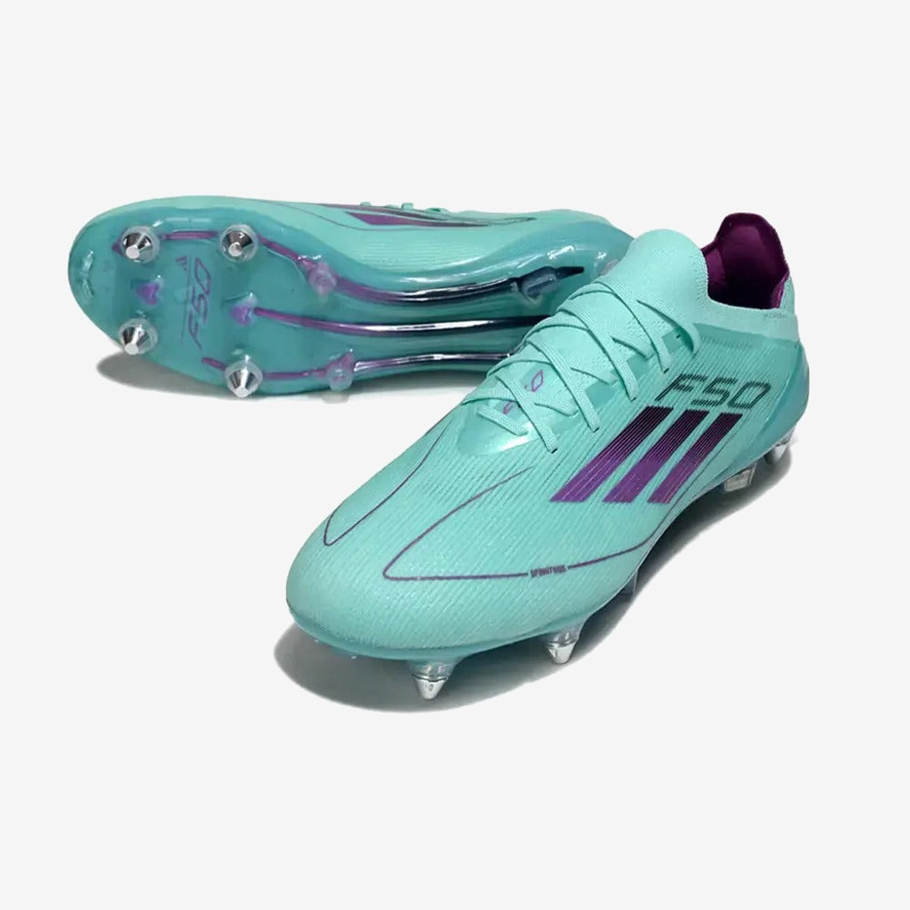 F50 Elite Lacets SG - Bleu Turquoise/Violet