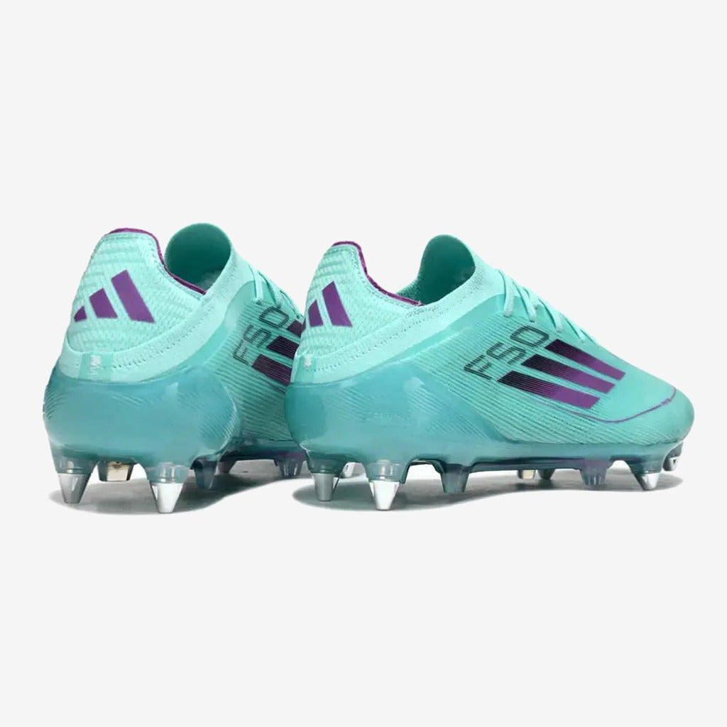 F50 Elite Lacets SG - Bleu Turquoise/Violet