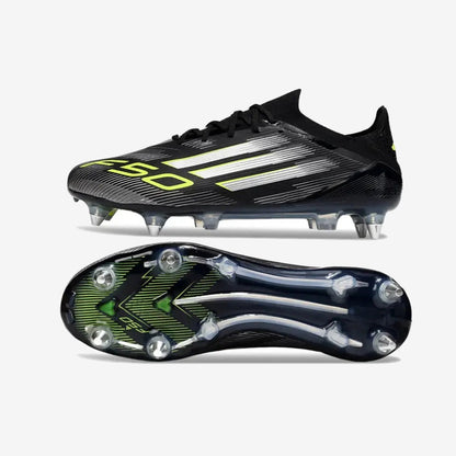 F50 Elite SG Noir/Argenté/Jaune — Adidas