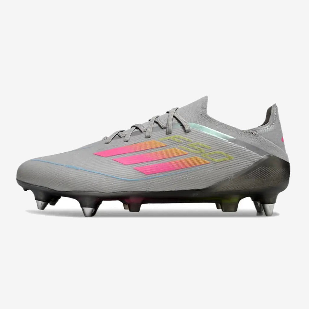F50 Elite SG - Gris/Vert/Jaune/Rose