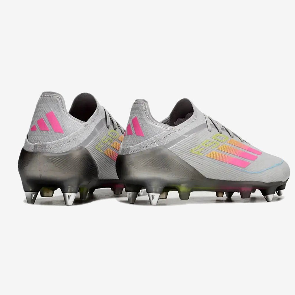 F50 Elite SG - Gris/Vert/Jaune/Rose
