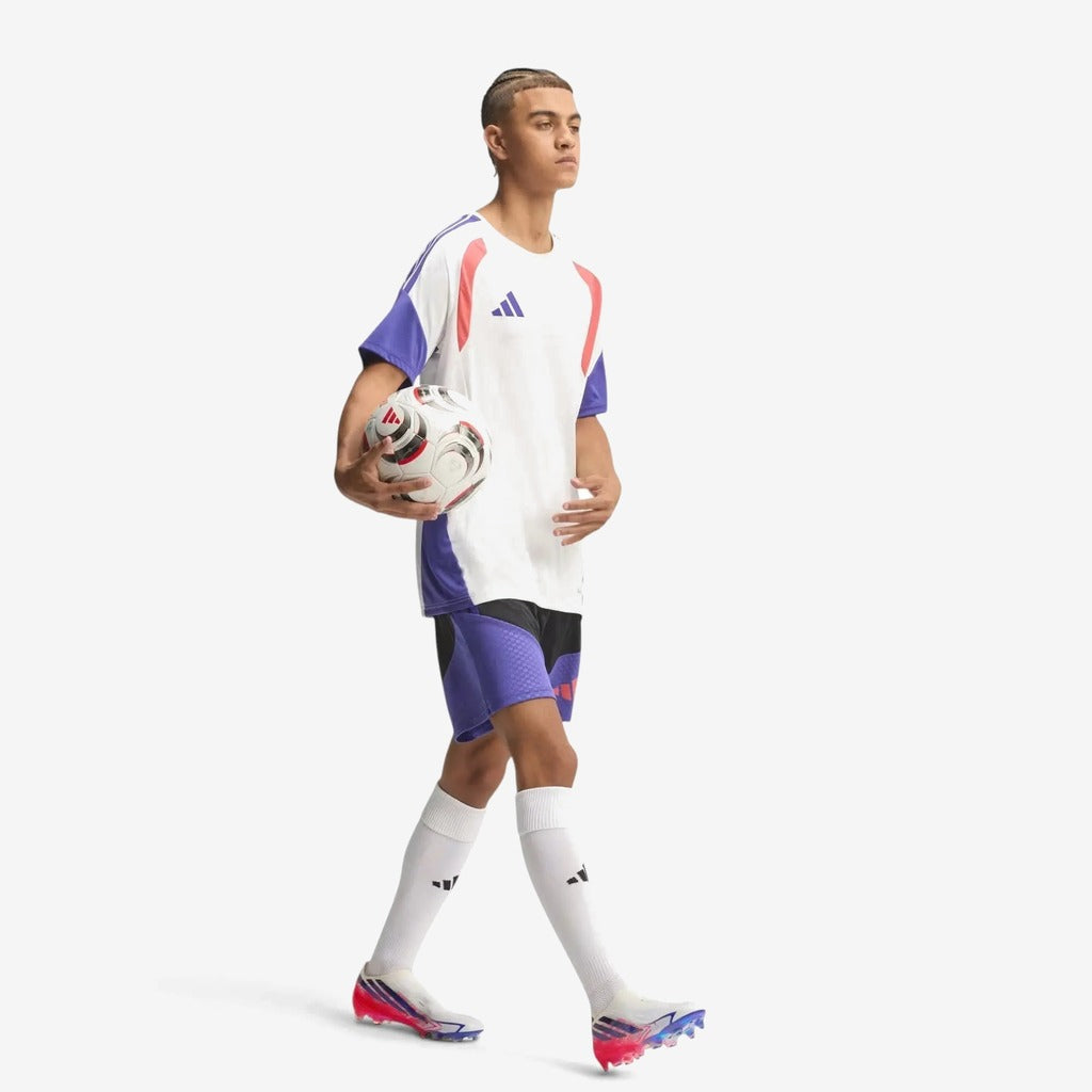F50 Hyperfast Elite Laceless FG Control or Chaos - Blanc/Violet/Solar Turbo