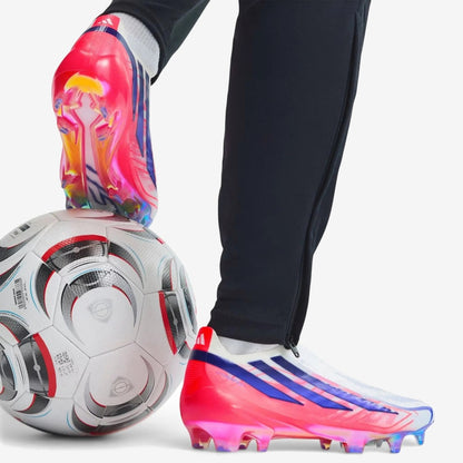 F50 Hyperfast Elite Laceless FG Control or Chaos - Blanc/Violet/Solar Turbo