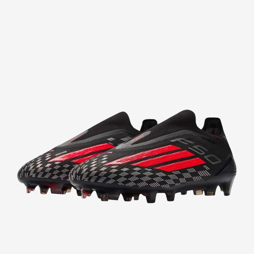 Adidas F50 Laceless Elite FG DNA Pack - Noir/Gris/Rouge