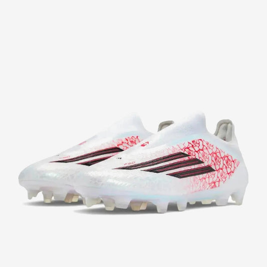 Adidas F50 Laceless Elite FG Lamine Yamal Heartbreaker - Blanc/Rose