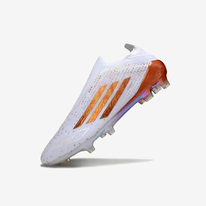 Adidas F50 Laceless Elite FG x Mohamed Salah AFCON - Blanc/Bronze Édition Limitée