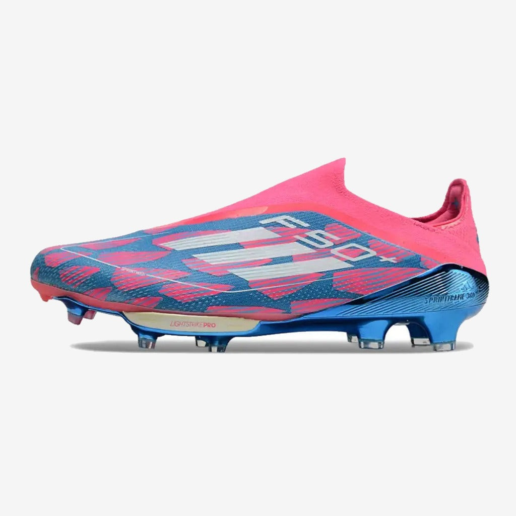 F50 + Laceless FG Reemergence - Bleu/Blanc/Rose