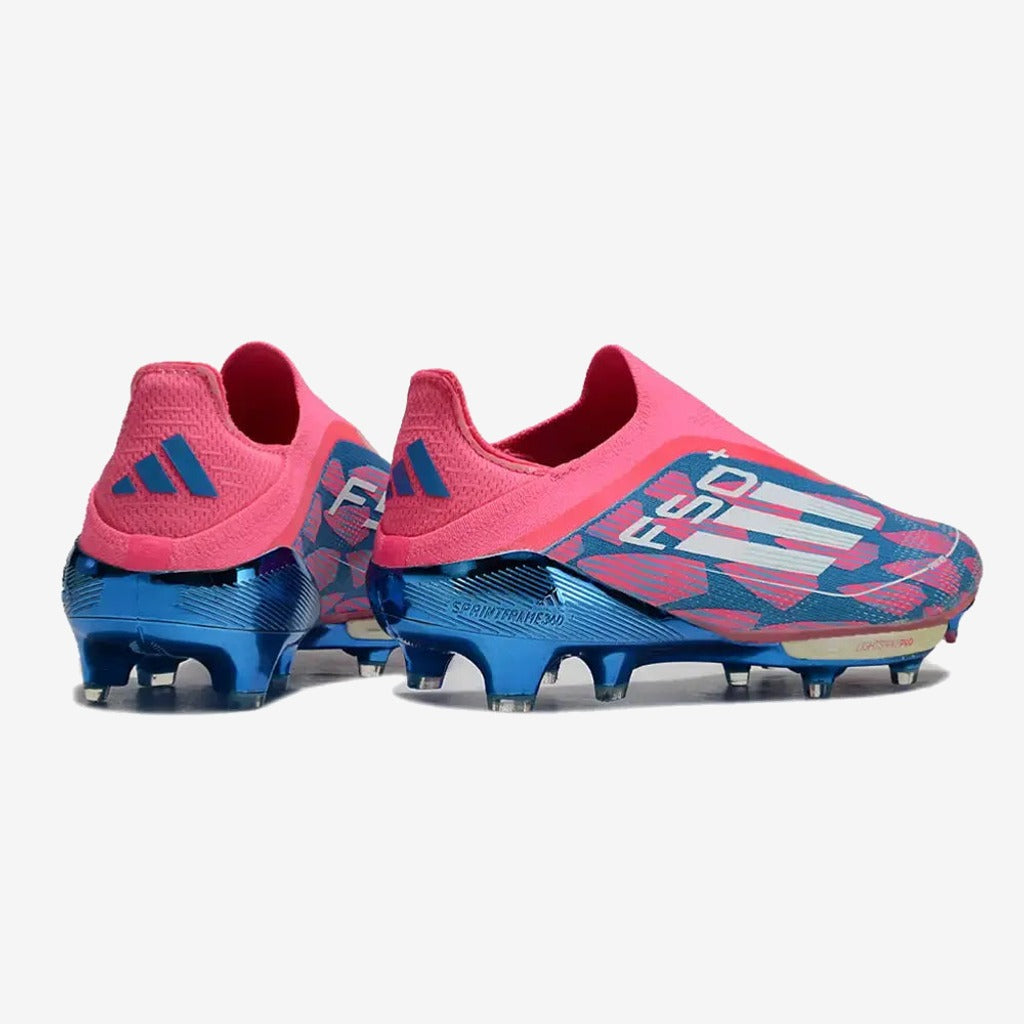 F50 + Laceless FG Reemergence - Bleu/Blanc/Rose