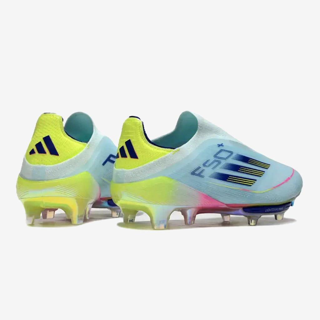 F50 + Laceless FG Stellar Icon - Almost Blue/Bleu/Jaune