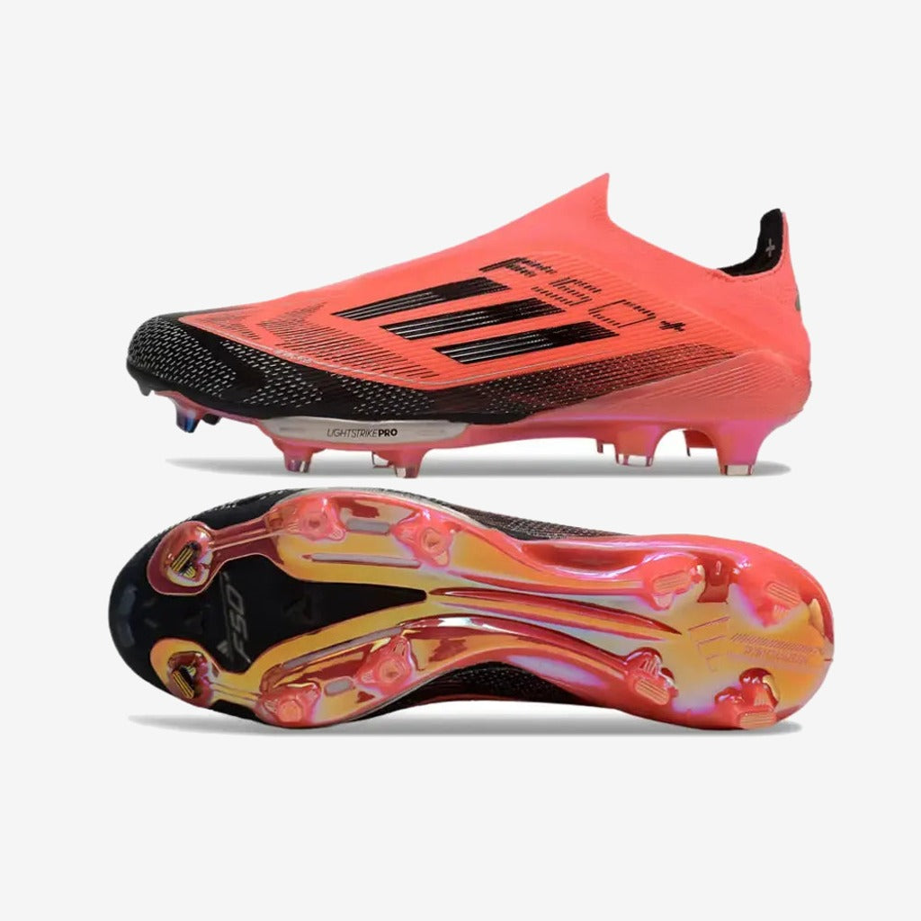 Adidas F50 + Laceless FG Vivid Horizon - Turbo/Aurora Black/Argenté