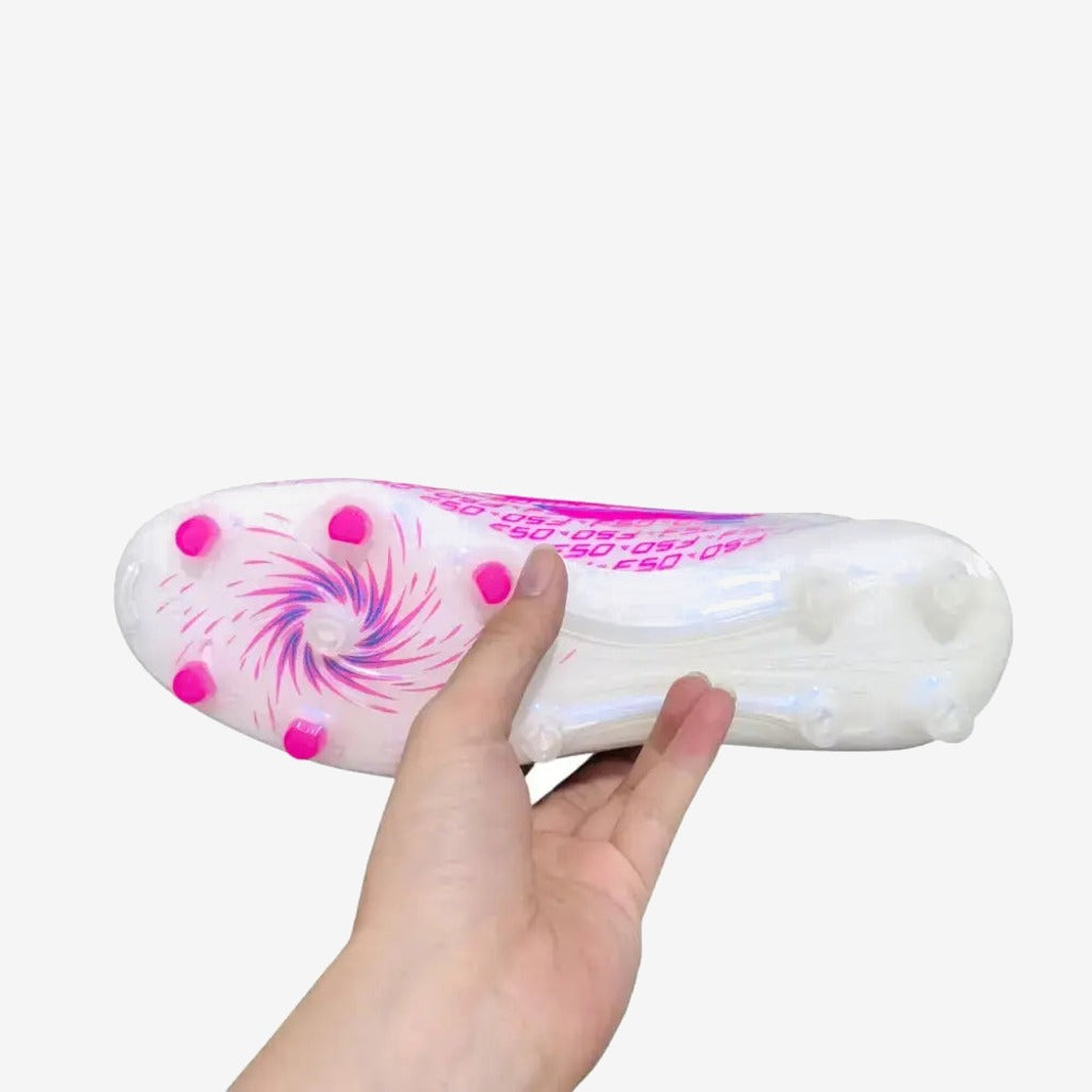 Adidas F50 Laceless Sparkfusion Elite FG/AG Trinity - Blanc/Rose