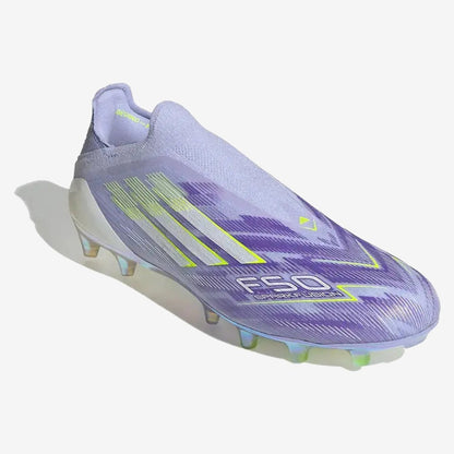 Adidas F50 Laceless Sparkfusion Elite Low Cut FG Radiant Blaze - Violet/Vert