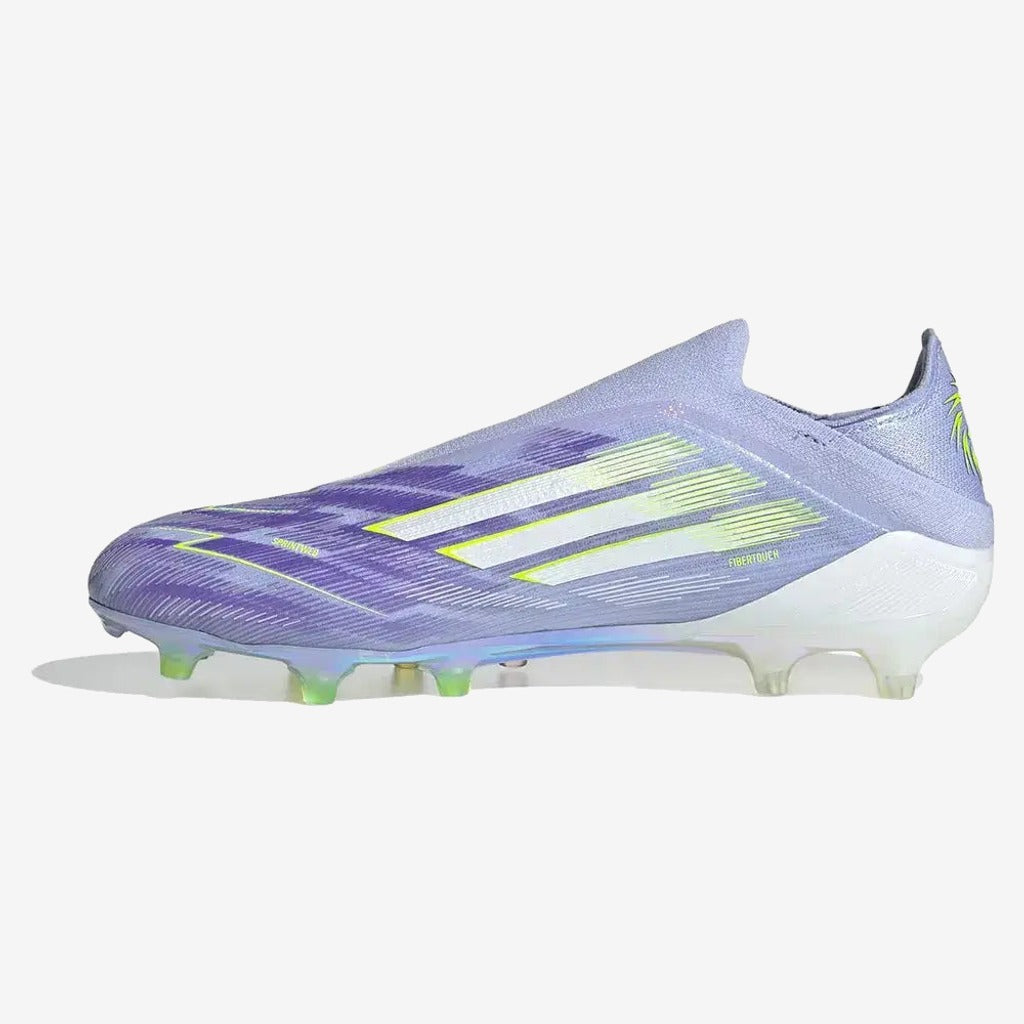 Adidas F50 Laceless Sparkfusion Elite Low Cut FG Radiant Blaze - Violet/Vert