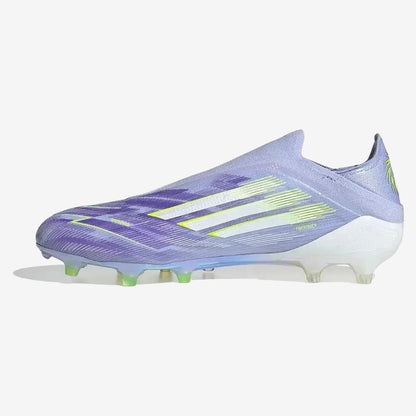 Adidas F50 Laceless Sparkfusion Elite Low Cut FG Radiant Blaze - Violet/Vert