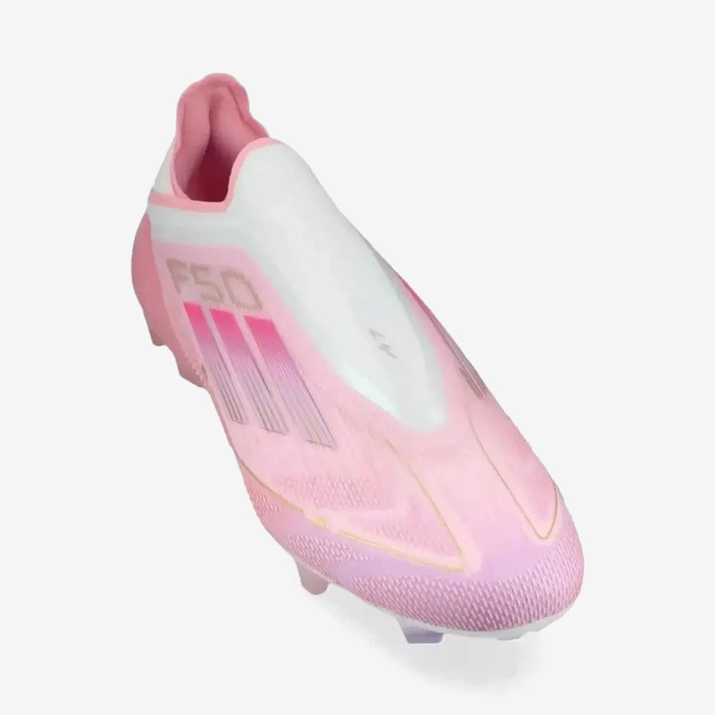 Adidas F50 Lamine Yamal Laceless FG - Rose/Blanc