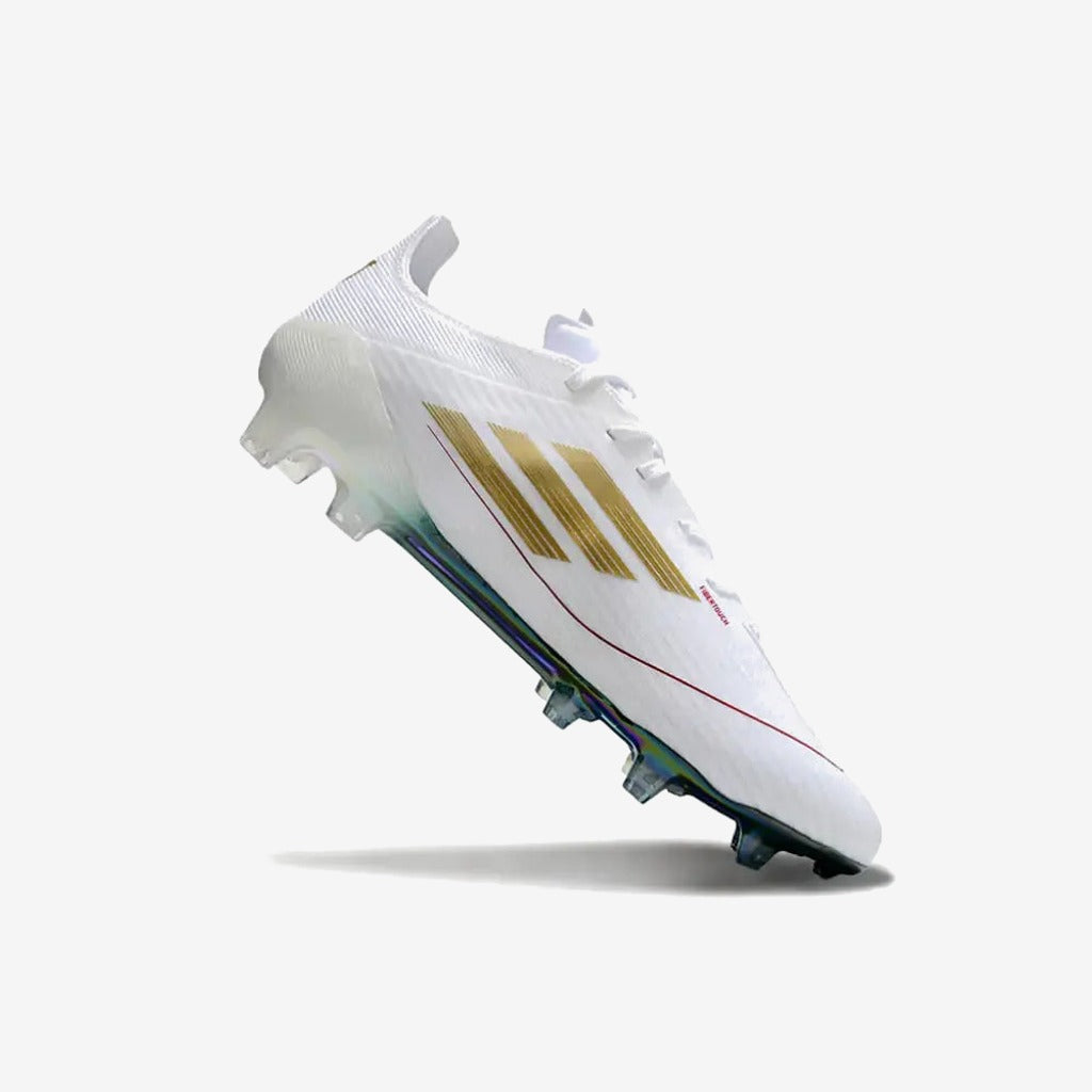F50 Languette Spécial Mohamed Salah FG - Blanc/Vert/Doré
