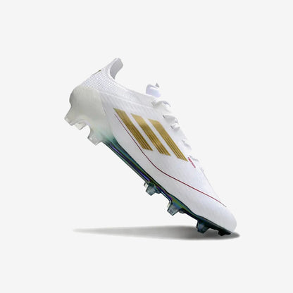 F50 Languette Spécial Mohamed Salah FG - Blanc/Vert/Doré