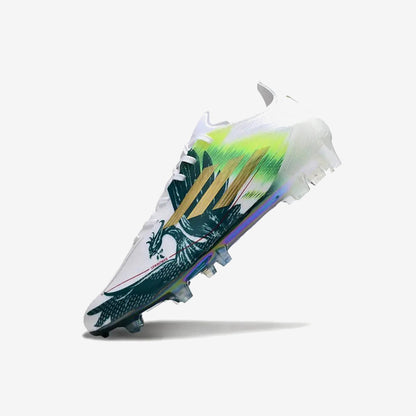 F50 Languette Spécial Mohamed Salah FG - Blanc/Vert/Doré