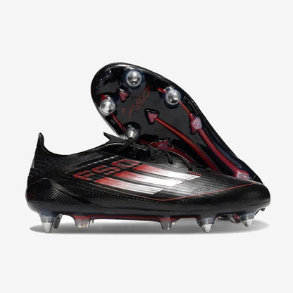 F50 Languette SG Stealth Victory - Noir/Argenté/Lucid Red — Adidas