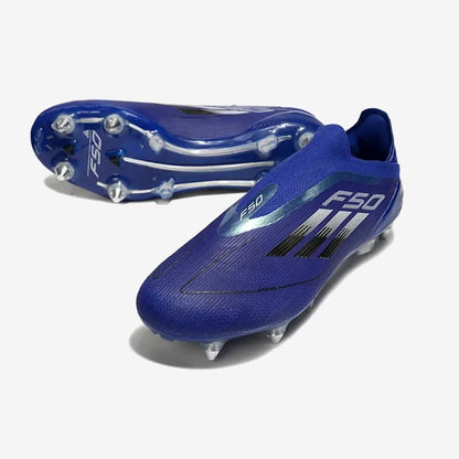 F50 Laceless SG - Bleu/Argenté/Blanc