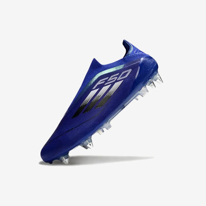 F50 Laceless SG - Bleu/Argenté/Blanc