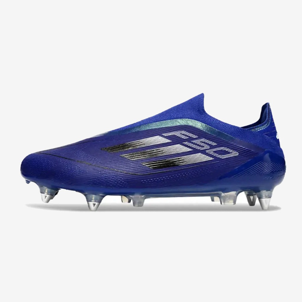 F50 Laceless SG - Bleu/Argenté/Blanc