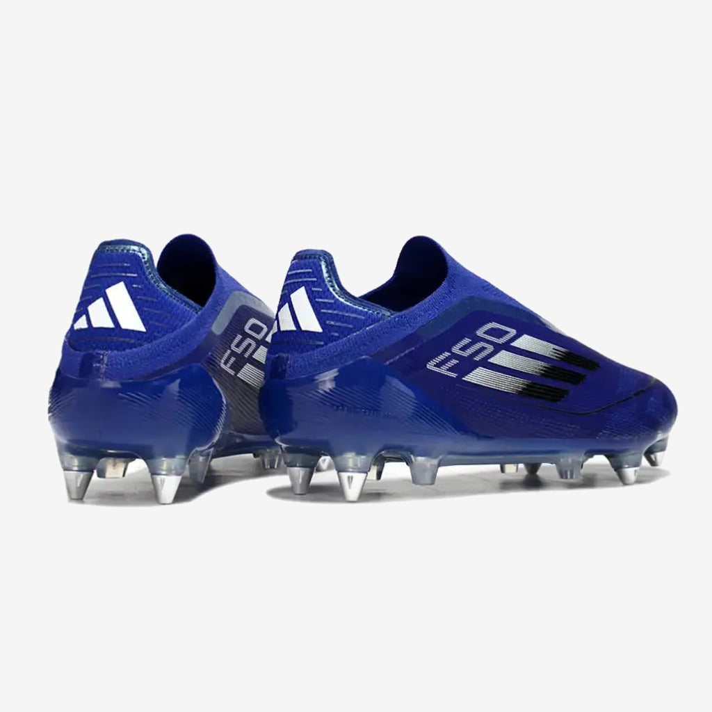 F50 Laceless SG - Bleu/Argenté/Blanc