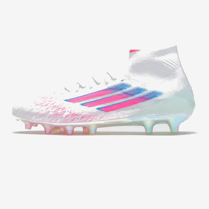Adidas F50 Sparkfusion Elite Mid Cut FG/AG Trinity - Blanc/Rose Édition Limitée