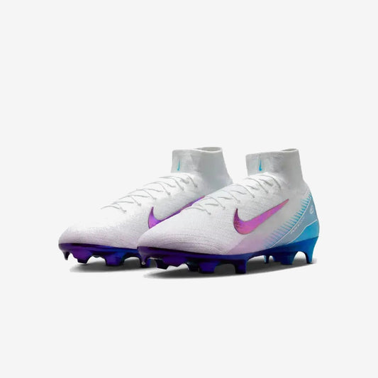 Mercurial Superfly 10 Elite FG Chromatic Pack Blanc/Violet/Bleu — Nike