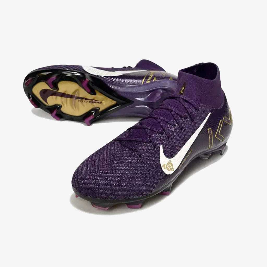 MERCURIAL SUPERFLY 10 ELITE FG MBAPPÉ PERSONAL EDITION - VIOLET/BLANC