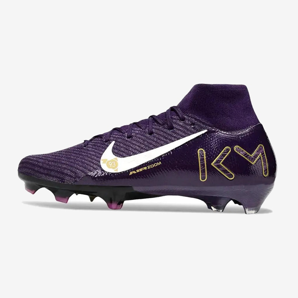 MERCURIAL SUPERFLY 10 ELITE FG MBAPPÉ PERSONAL EDITION - VIOLET/BLANC