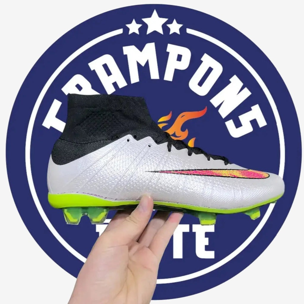 Mercurial Superfly 4 FG Gris/Vert/Orange — Nike