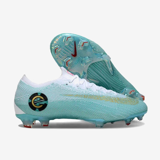 Mercurial Vapor 12 FG Chapter 6 Edição Especial - Vert Turquoise/Blanc/Doré ÉDITION LIMITÉE — Nike