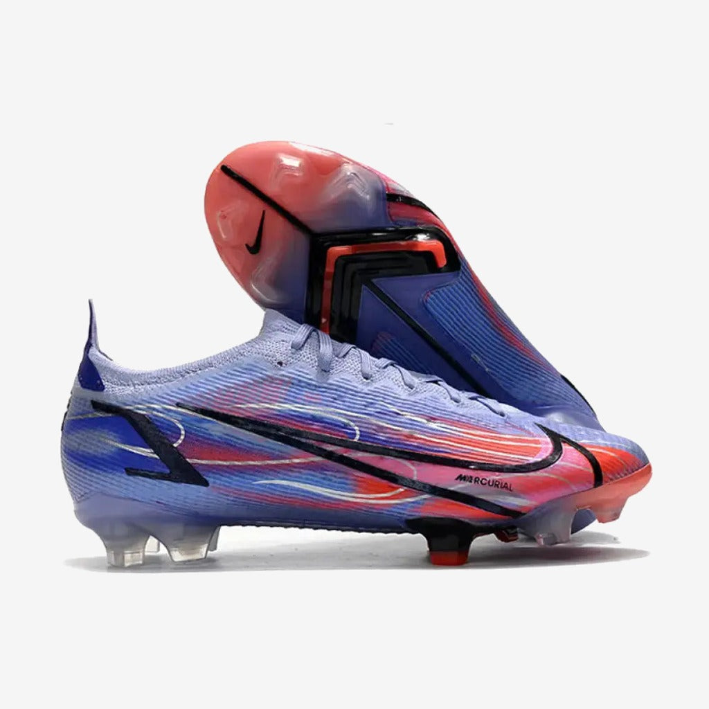 MERCURIAL VAPOR 14 ELITE FG KM FLAMES - VIOLET/ARGENTÉ — Nike