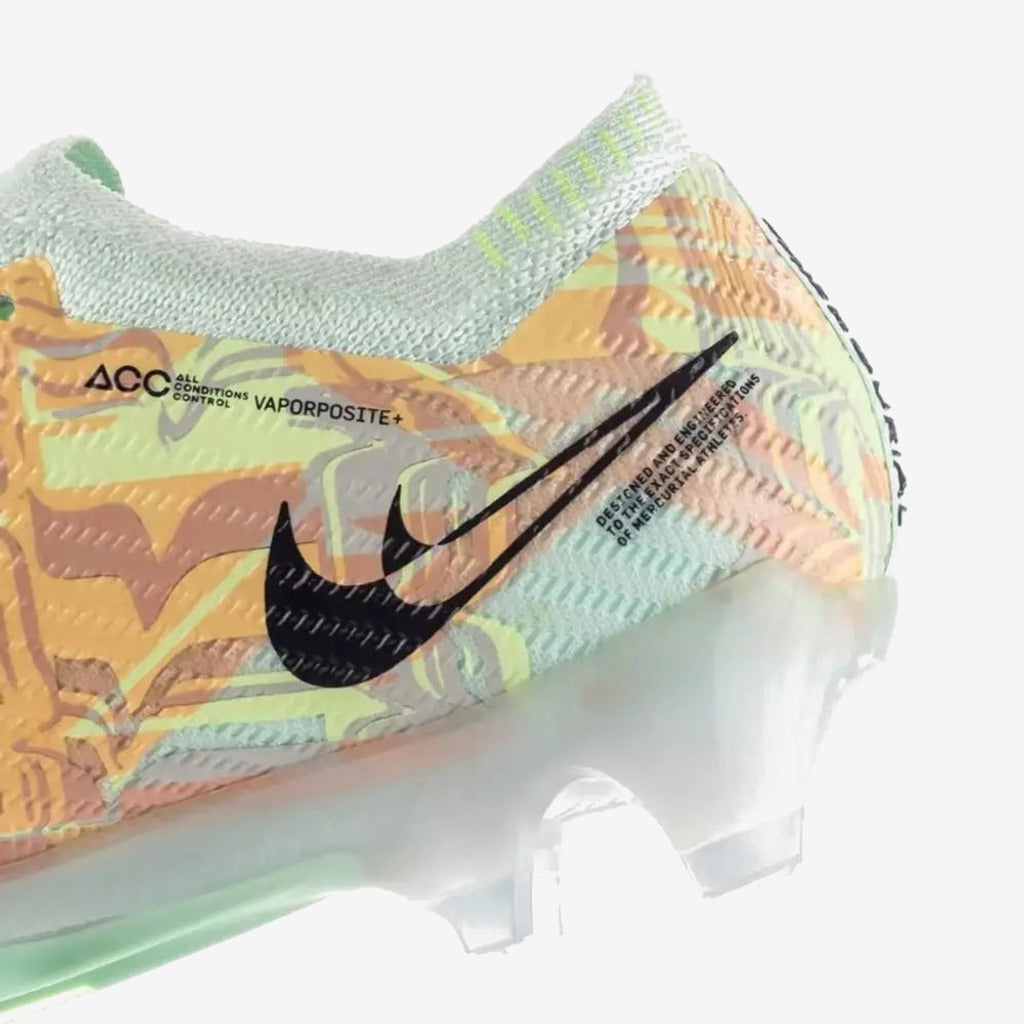 Nike Mercurial Vapor 15 Elite FG Bonded - Vert/Bleu/Orange