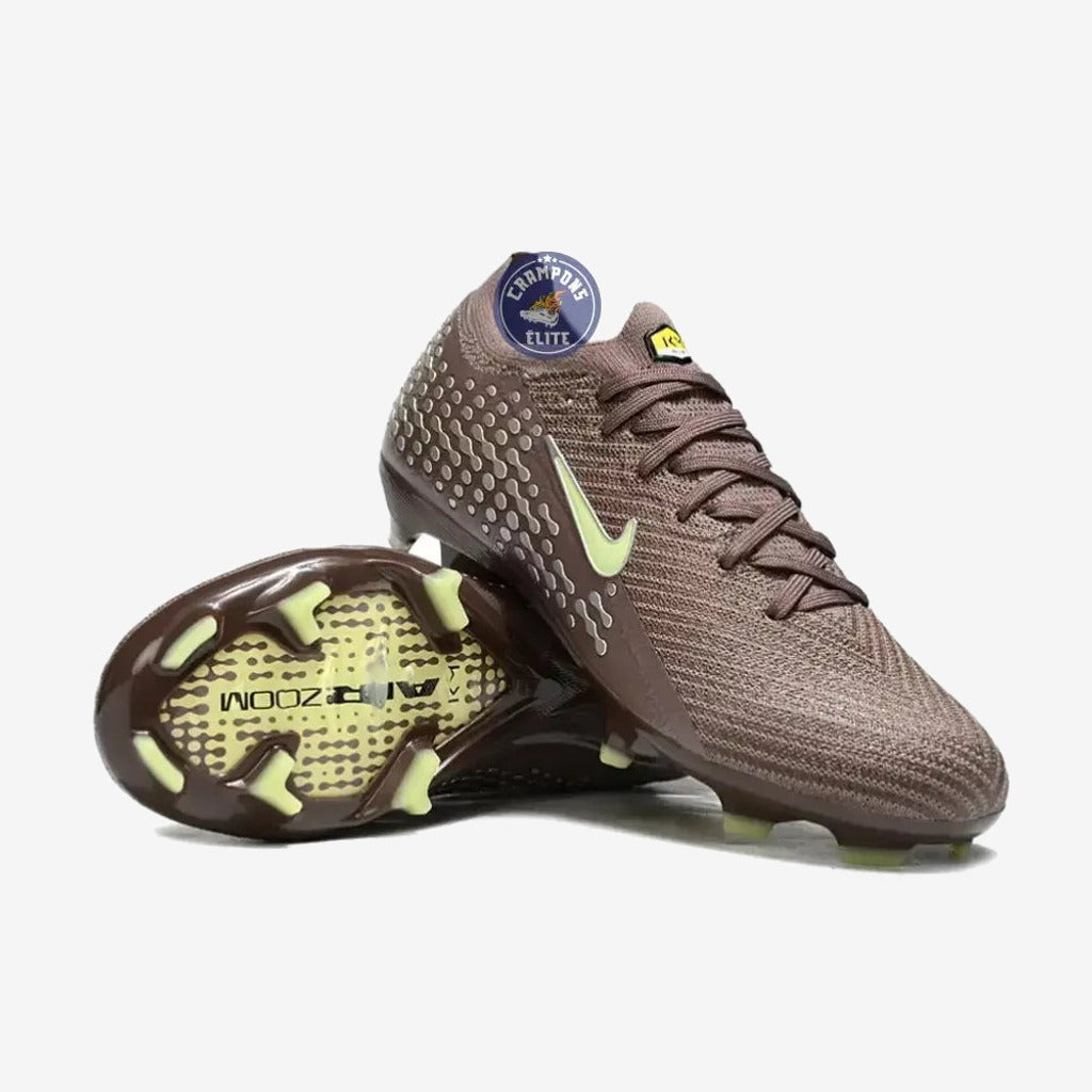 Nike Mercurial Vapor 16 Elite FG Mbappe Personal Edition - Marron/Vert/Argenté