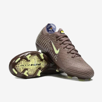 Nike Mercurial Vapor 16 Elite FG Mbappe Personal Edition - Marron/Vert/Argenté
